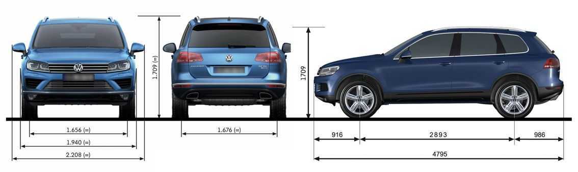 Volkswagen touareg бак сколько литров