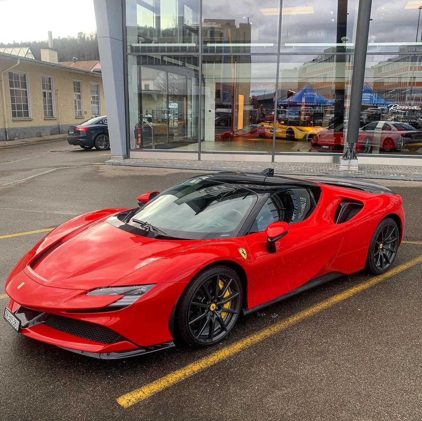 «бюджетный» суперкар: ferrari sf90 stradale