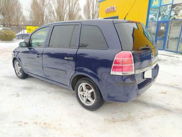 Технические характеристики opel zafira