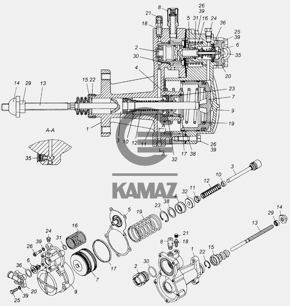 Схема пгу камаз 43118