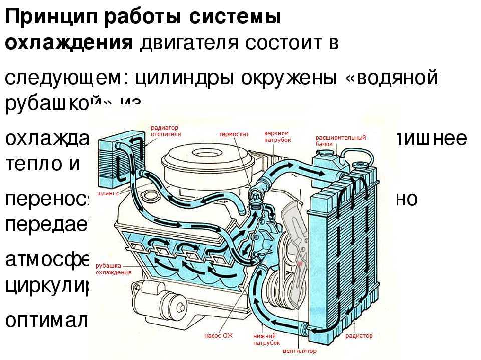 Система охлаждения двигателя: устройство и принцип действия