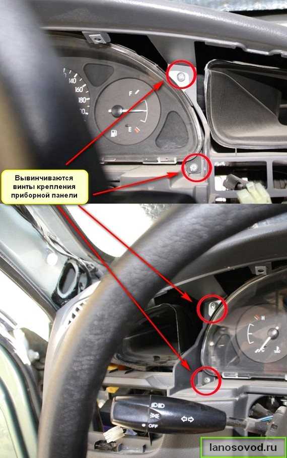 Панель приборов газ-3110 снятие