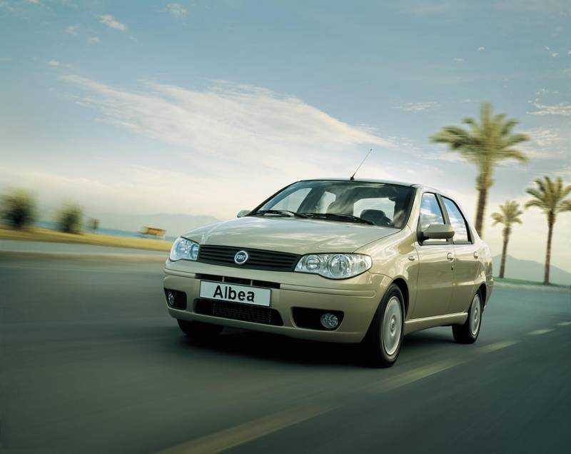 Характеристики fiat albea 4 дв. седан (2004 – 2012)