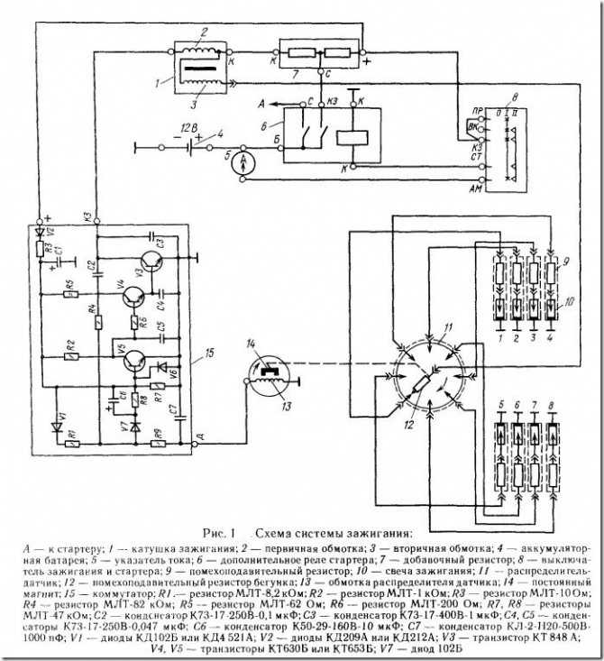 Установка и регулировка системы зажигания газ 53. контактно-транзисторная система зажигания автомобилей