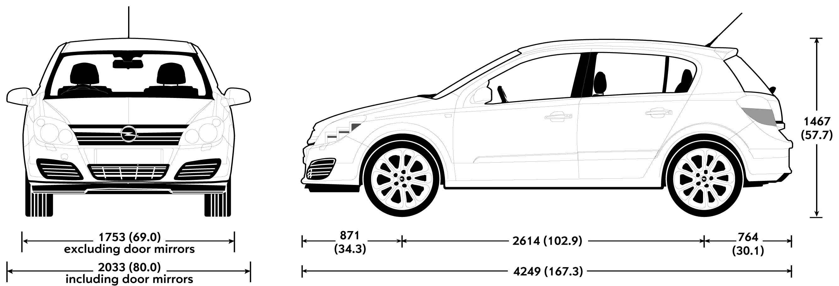 Мощность двигателя opel astra
