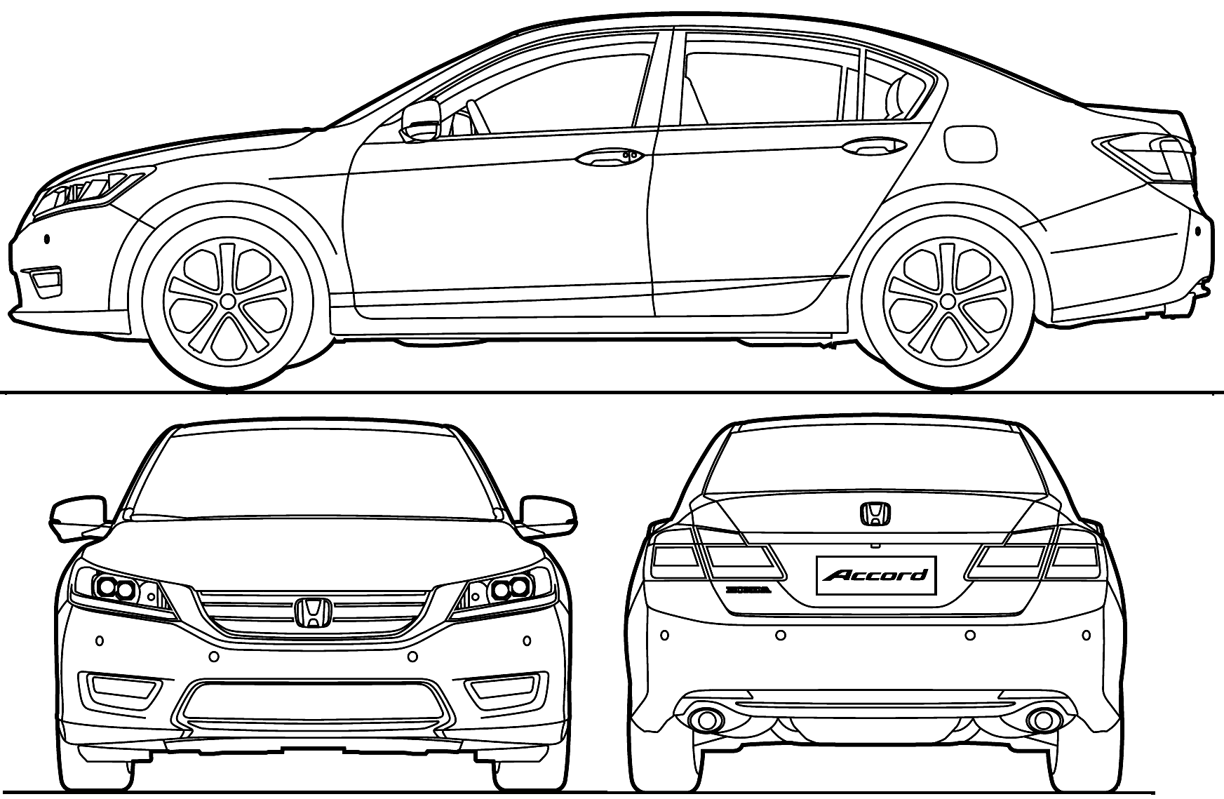 Какие габариты у хонда аккорд