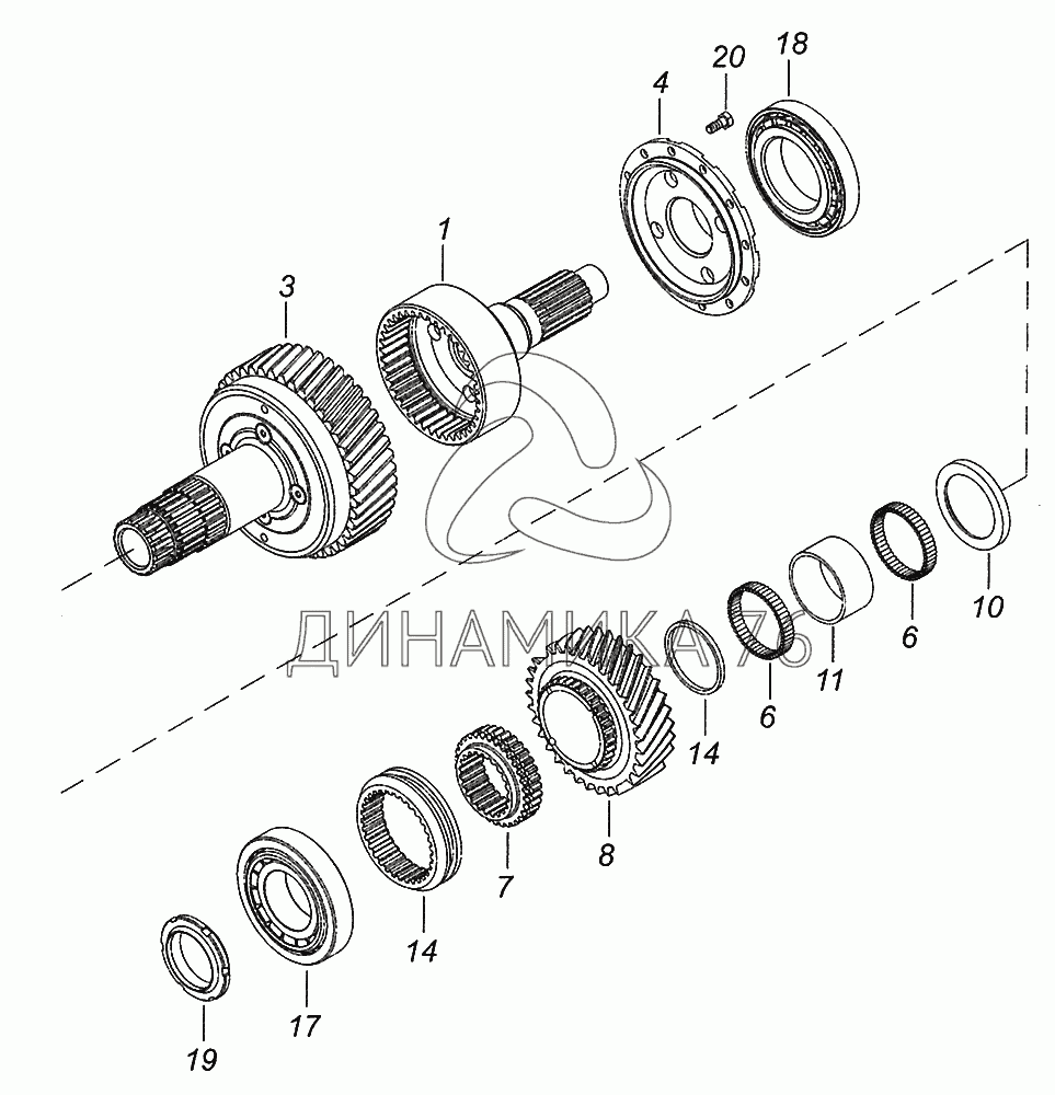 Раздаточная коробка камаз 4310