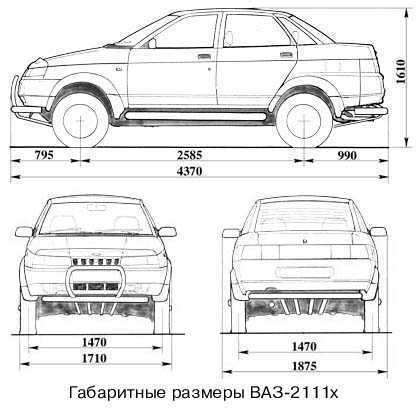 Лада ваз 2110: технические характеристики, с какой машины скопирована