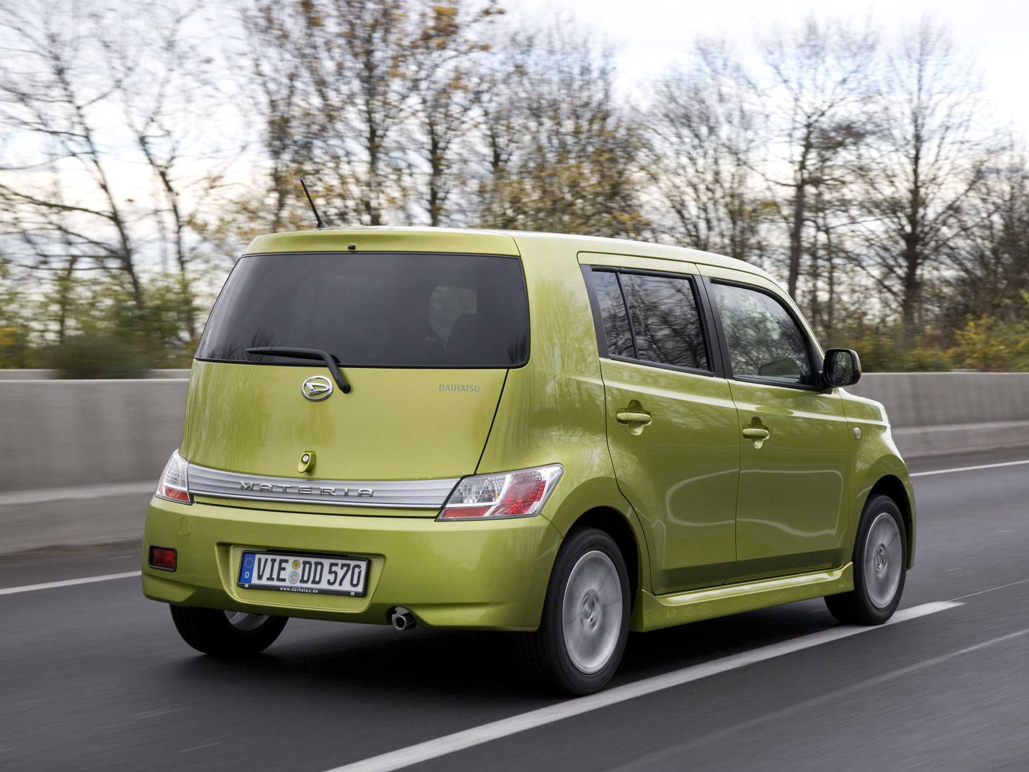 Технические характеристики daihatsu materia 1,5 (103л.с.)a 2007, 2008, 2009, 2010 - технические характеристики автомобилей