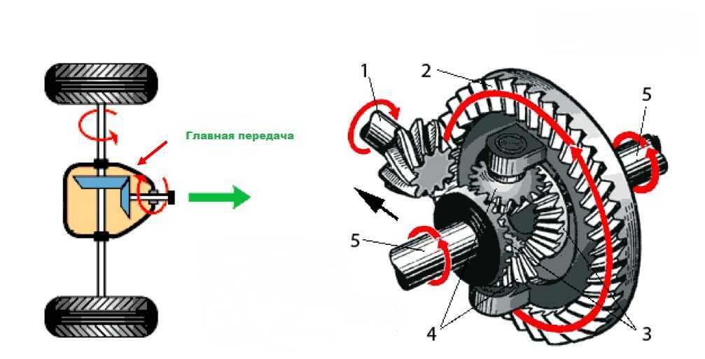 Главная передача и дифференциал