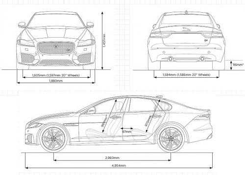 Jaguar xf 4,2 supercharged (c 2008 по 2011) — технические характеристики автомобиля