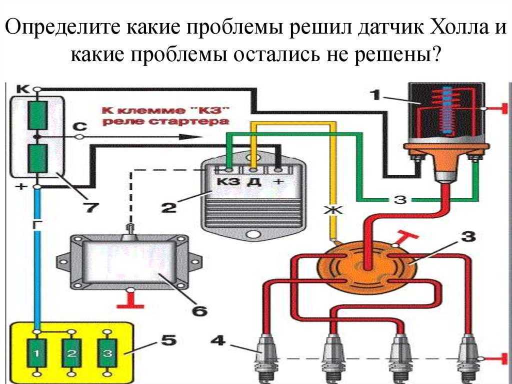 Схема подключения высоковольтных проводов 406