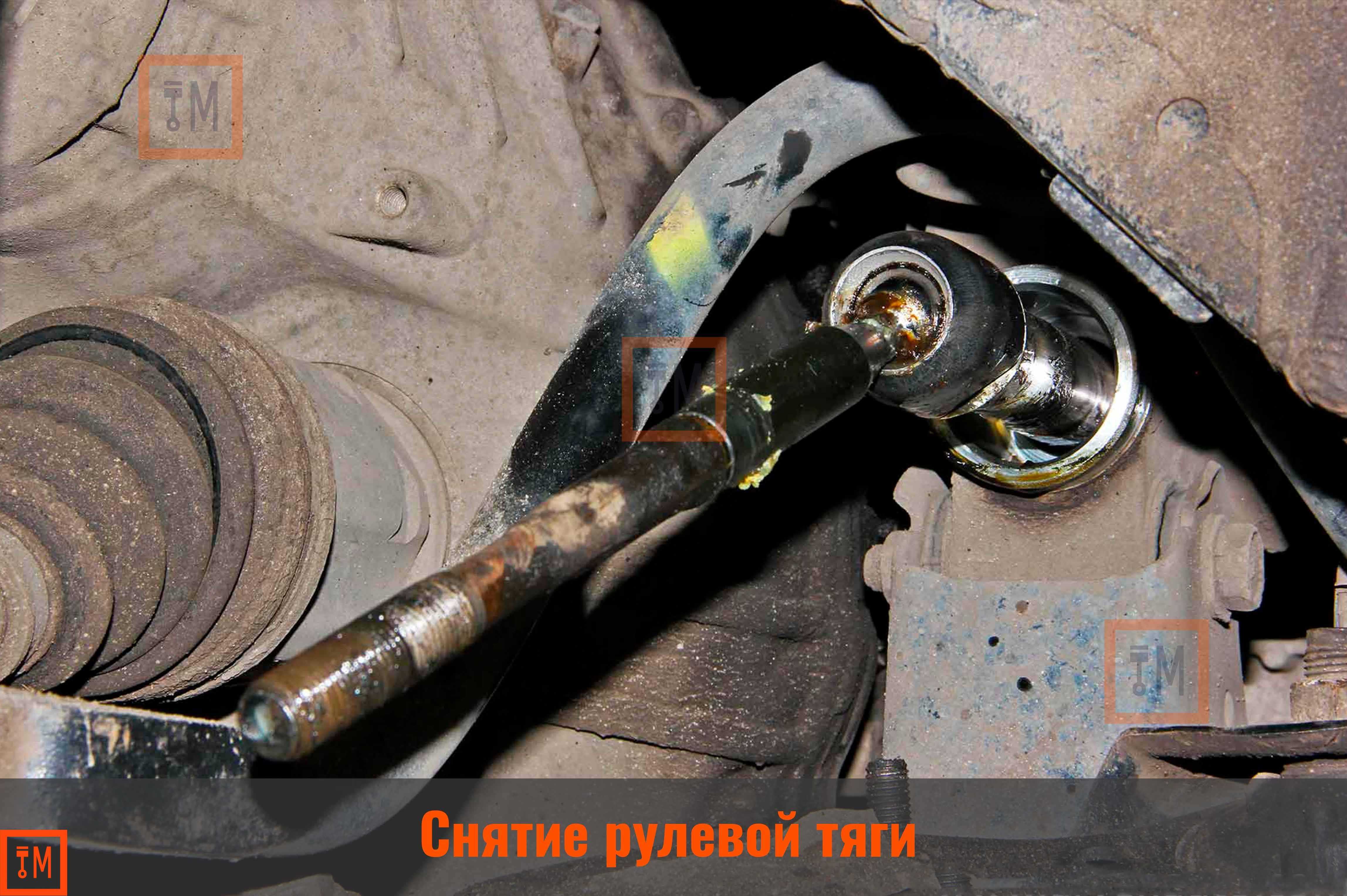 Как может сломаться рулевая тяга