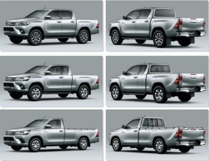 Тойота хайлюкс длина кузова – технические характеристики toyota hilux — объем двигателей, расход топлива, схема полного привода