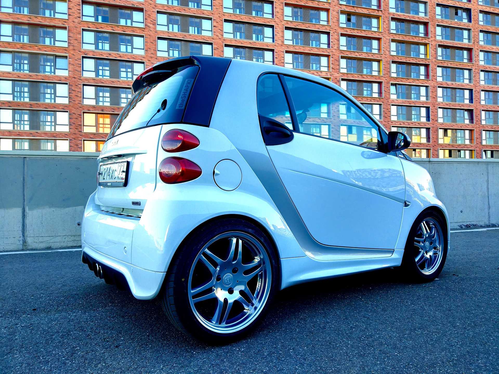 Технические характеристики smart fortwo