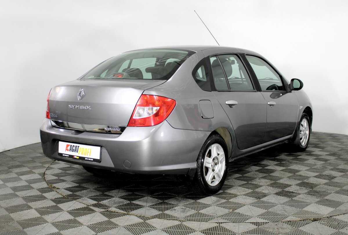Renault symbol 2 1.6 16v 105 л.с. - технические характеристики и расход топлива