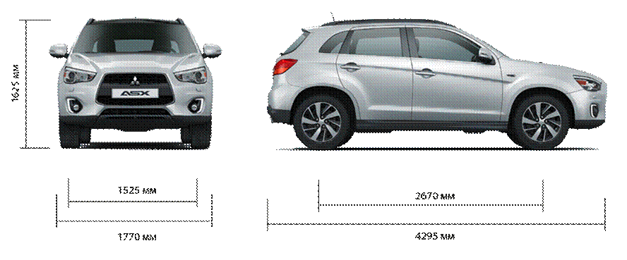 Характеристики mitsubishi asx (мицубиси асх)
