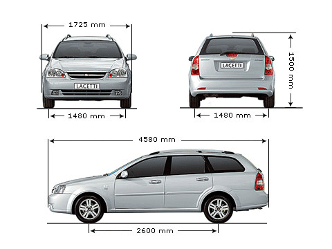 Технические характеристики chevrolet lacetti
