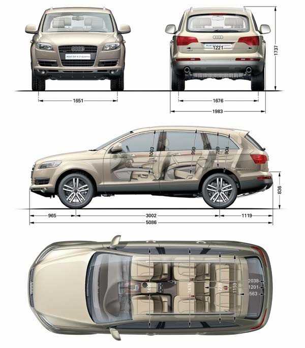 Audi q7 - дорогой и большой кроссовер - мир дорог